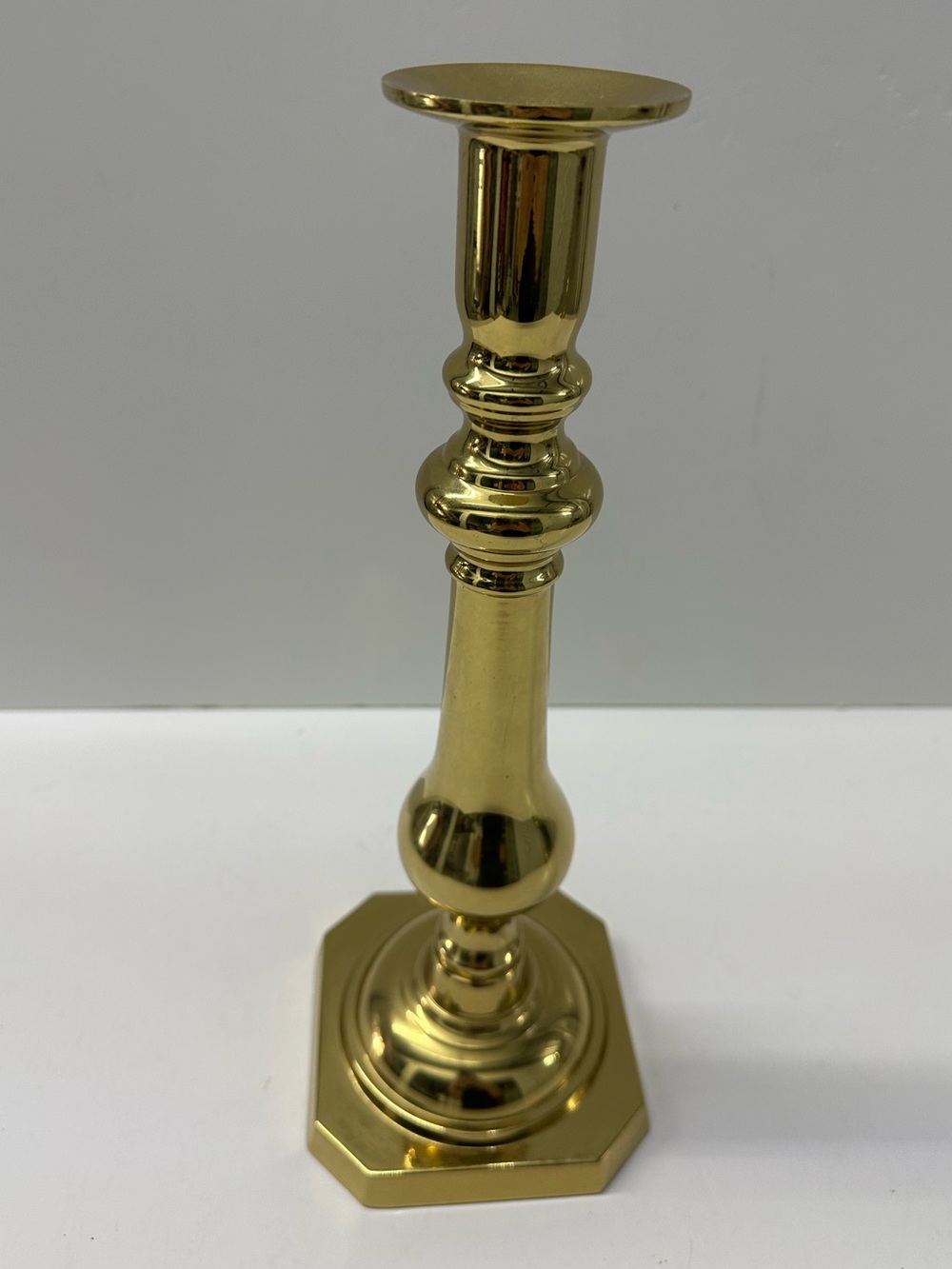 Solid Brass Decorative Candle Holder / Heavy